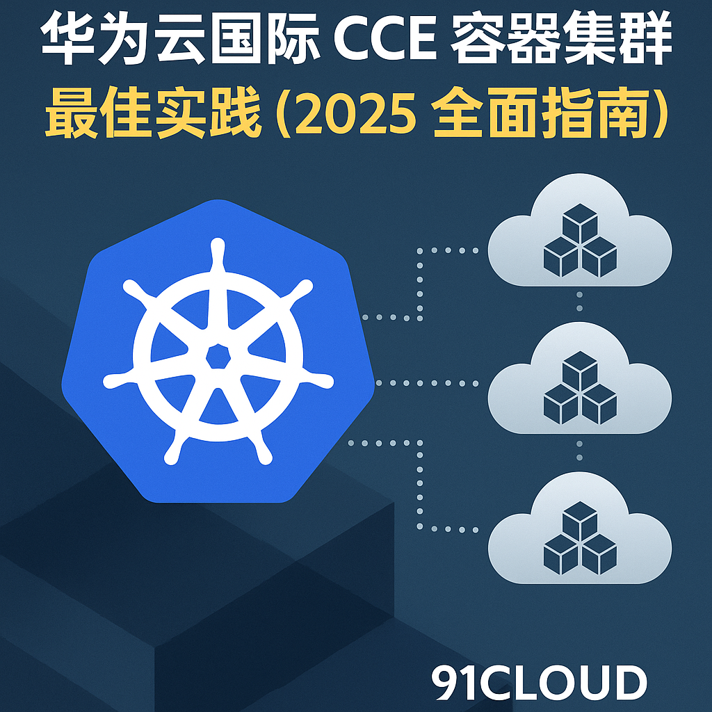 华为云国际 CCE 容器集群部署最佳实践封面图（2025 最新 Kubernetes 指南）