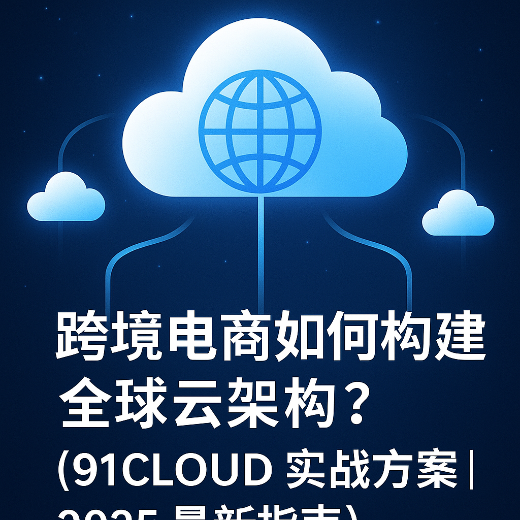 跨境电商如何构建全球云架构封面图（91CLOUD 实战方案 | 2025 最新指南）