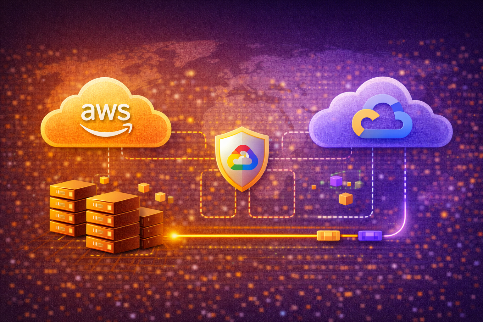 多区域灾备架构封面图,展示企业通过多云部署与跨区域容灾实现高可用与业务连续性的技术方案