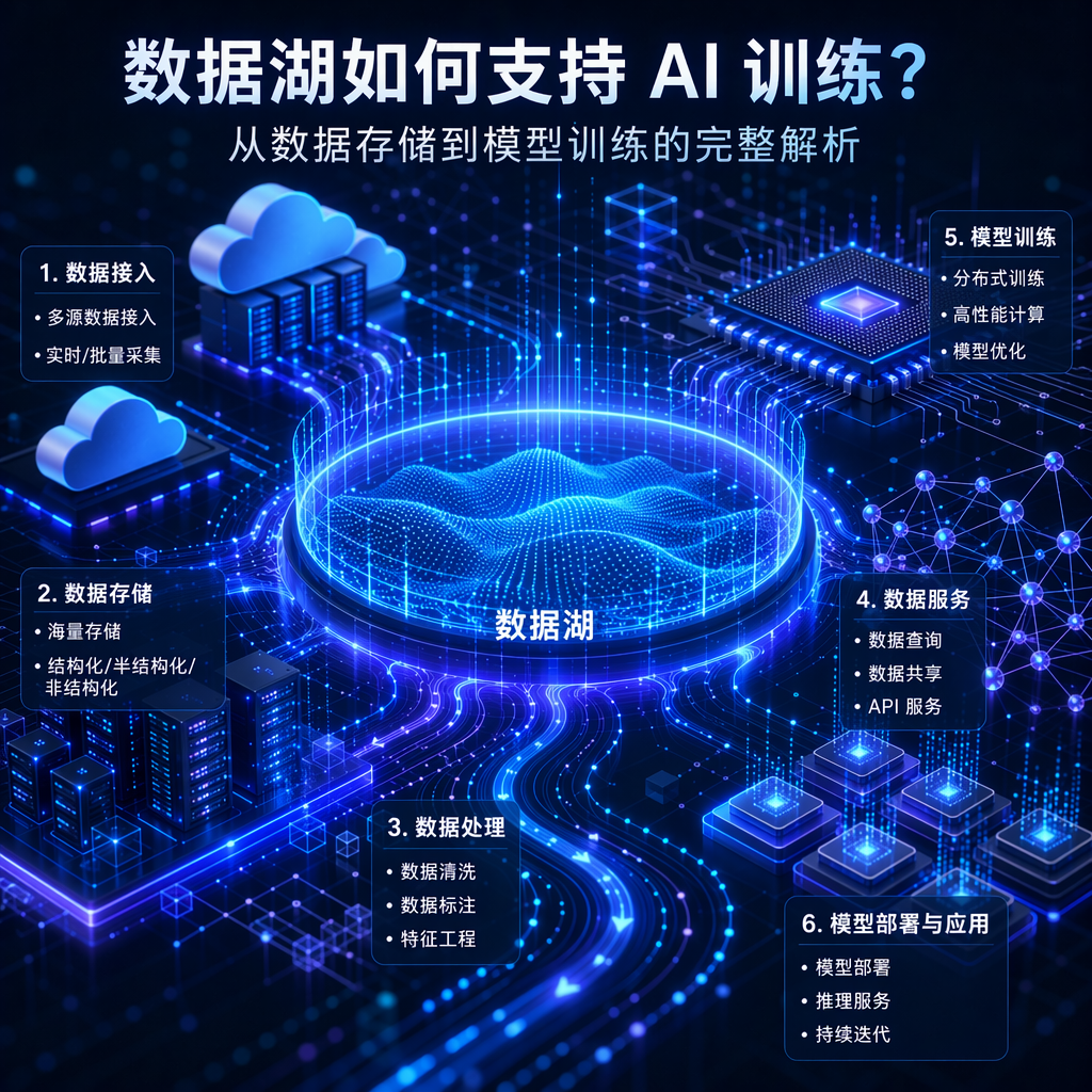 数据湖如何支持 AI 训练,从数据存储到模型训练的完整解析